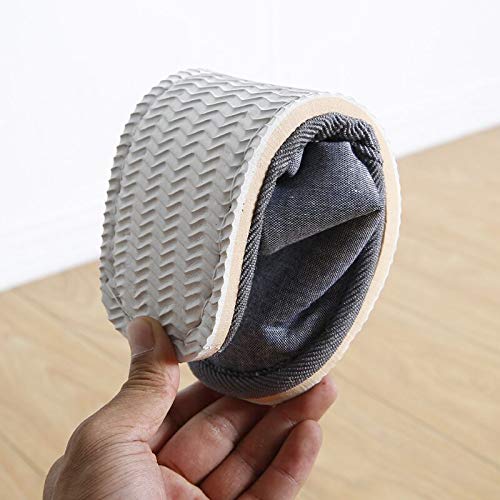 Tiger007 6 Pair of Open Toe Breathable Slippers Solid Color Casual Slippers Spa Slippers for Guests  Hotel  Travel  Unisex Universal Size Washable (6 gray large size) - Image 5